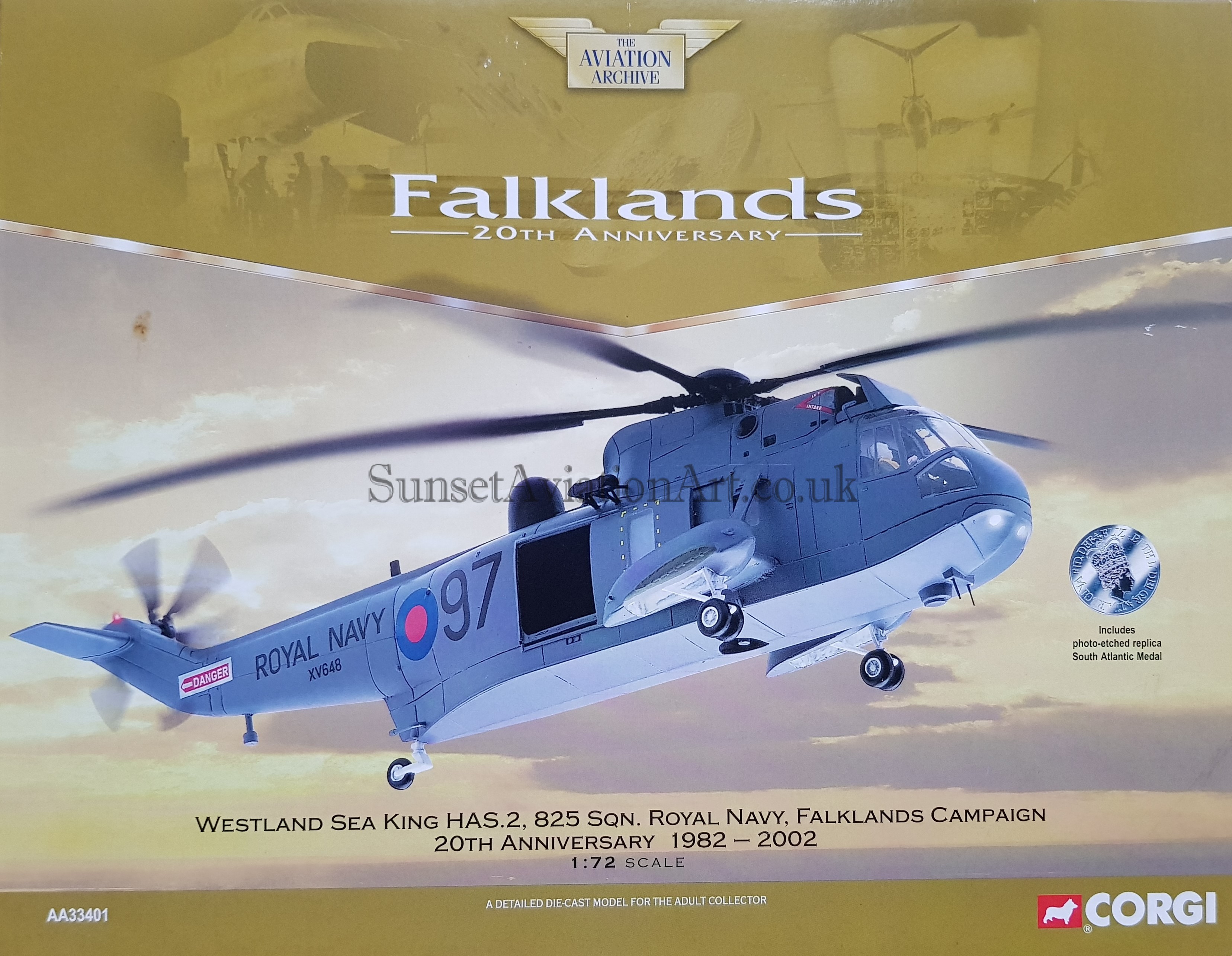 Corgi AA33401 Sea King HAS.2 Royal Navy, Falklands Campaign