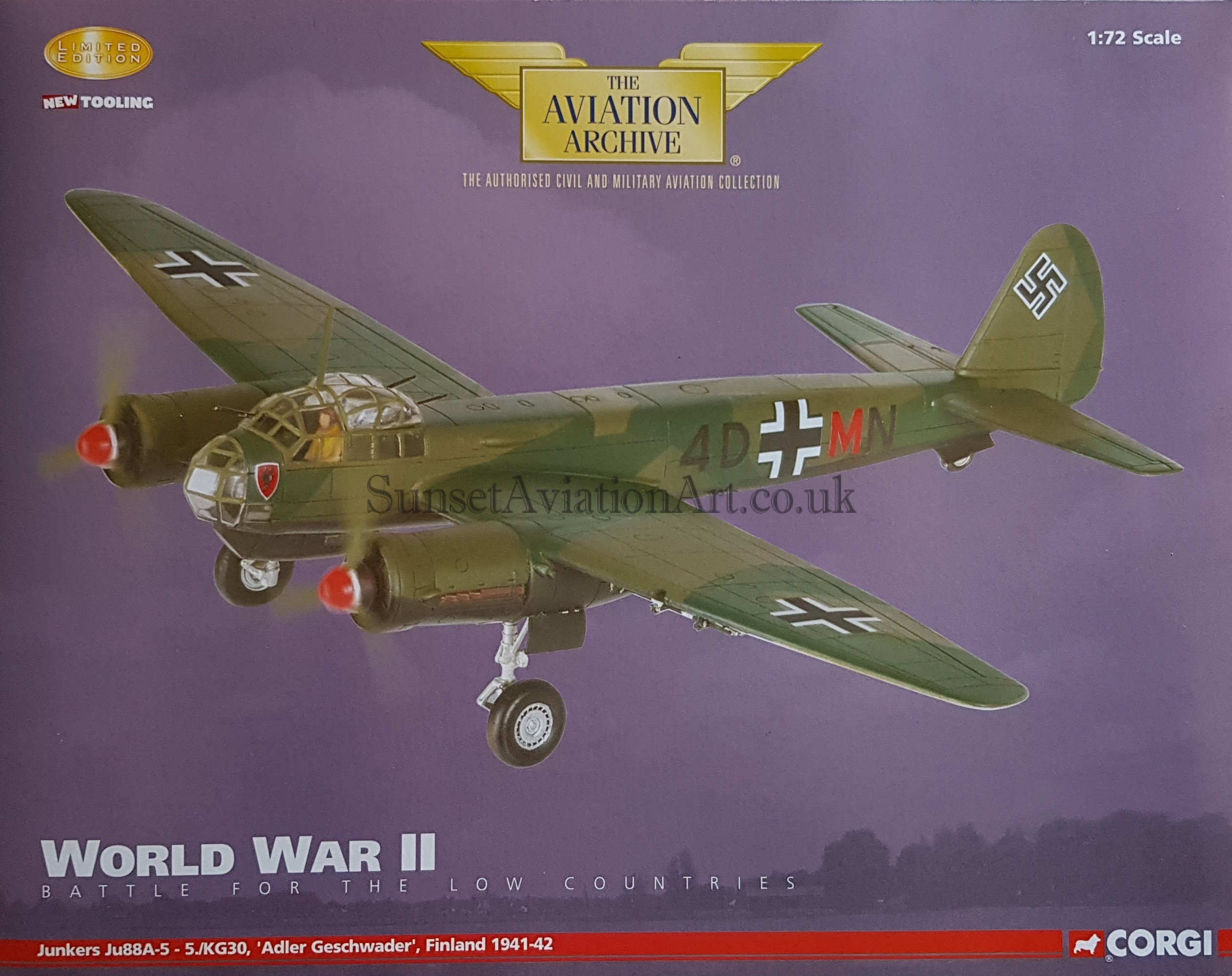 AA36702 Junkers JU 88A-55/ KG30, Adler Geschwader ,Finland
