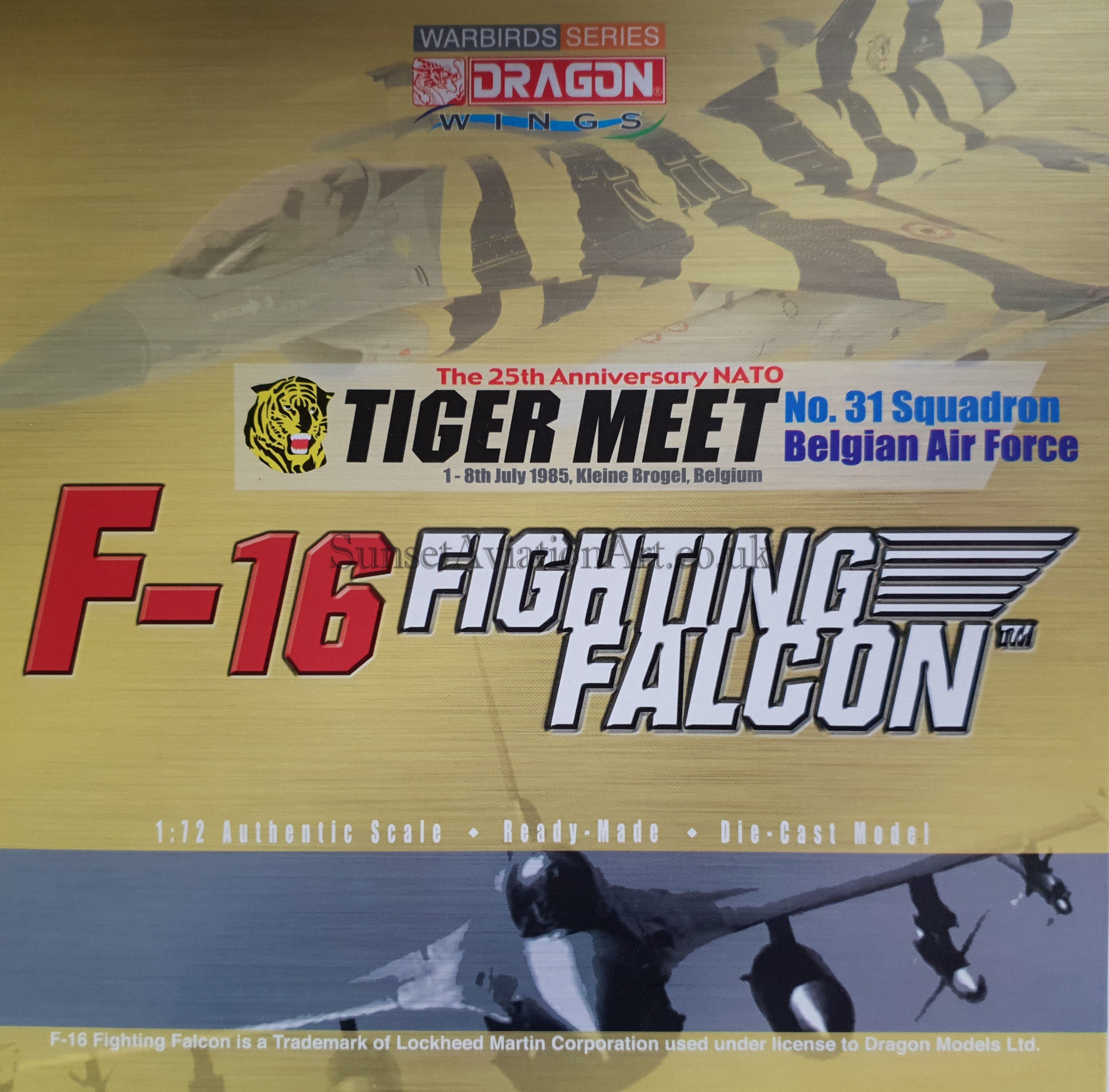 50039 Dragon Wings F 16a Fighting Falcon No 31 Sqn Belgian