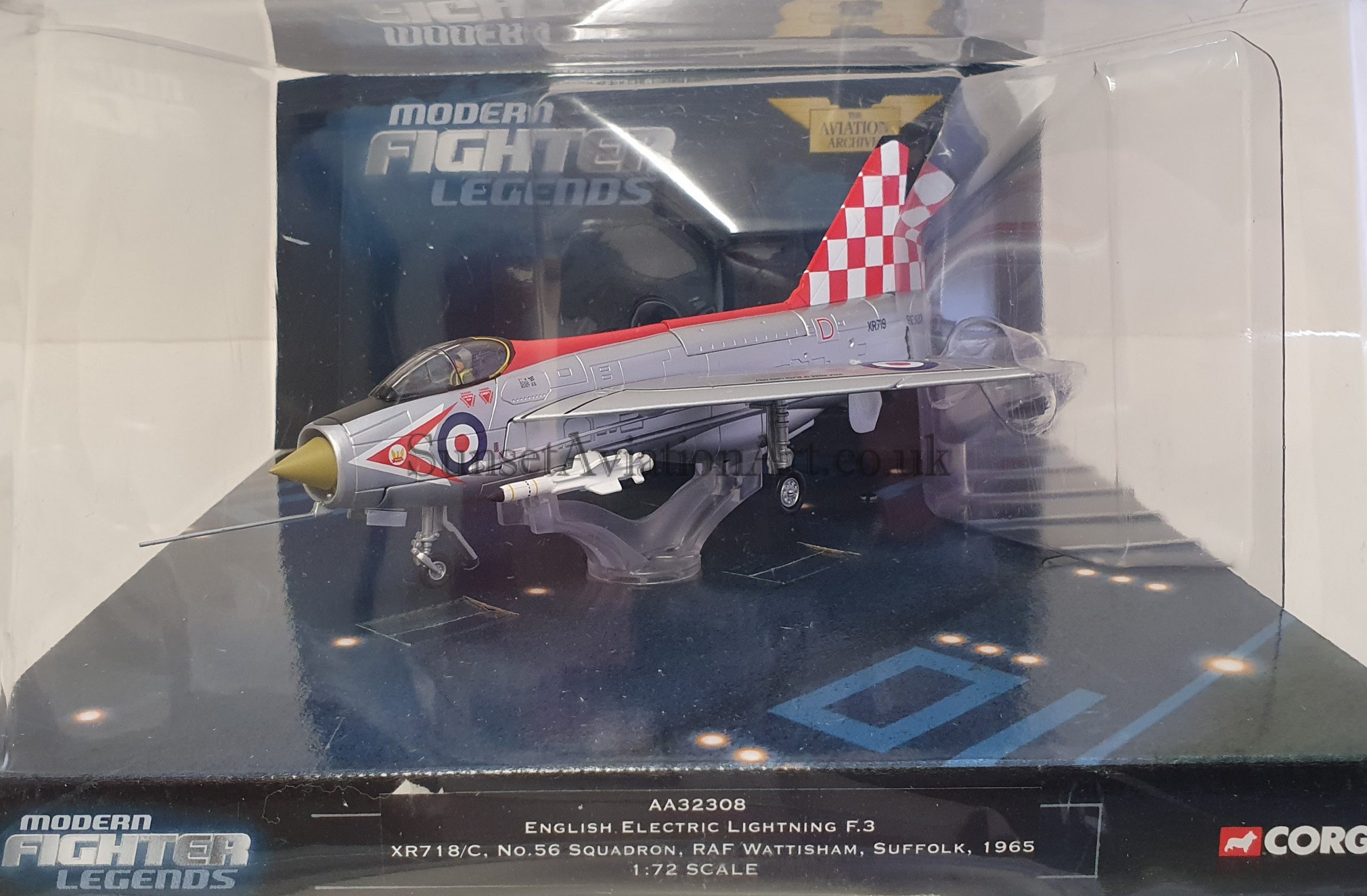 Corgi BAC Lightning F6 – XR728 – Avion De Chasse Britannique 1/72 (État Superbe)