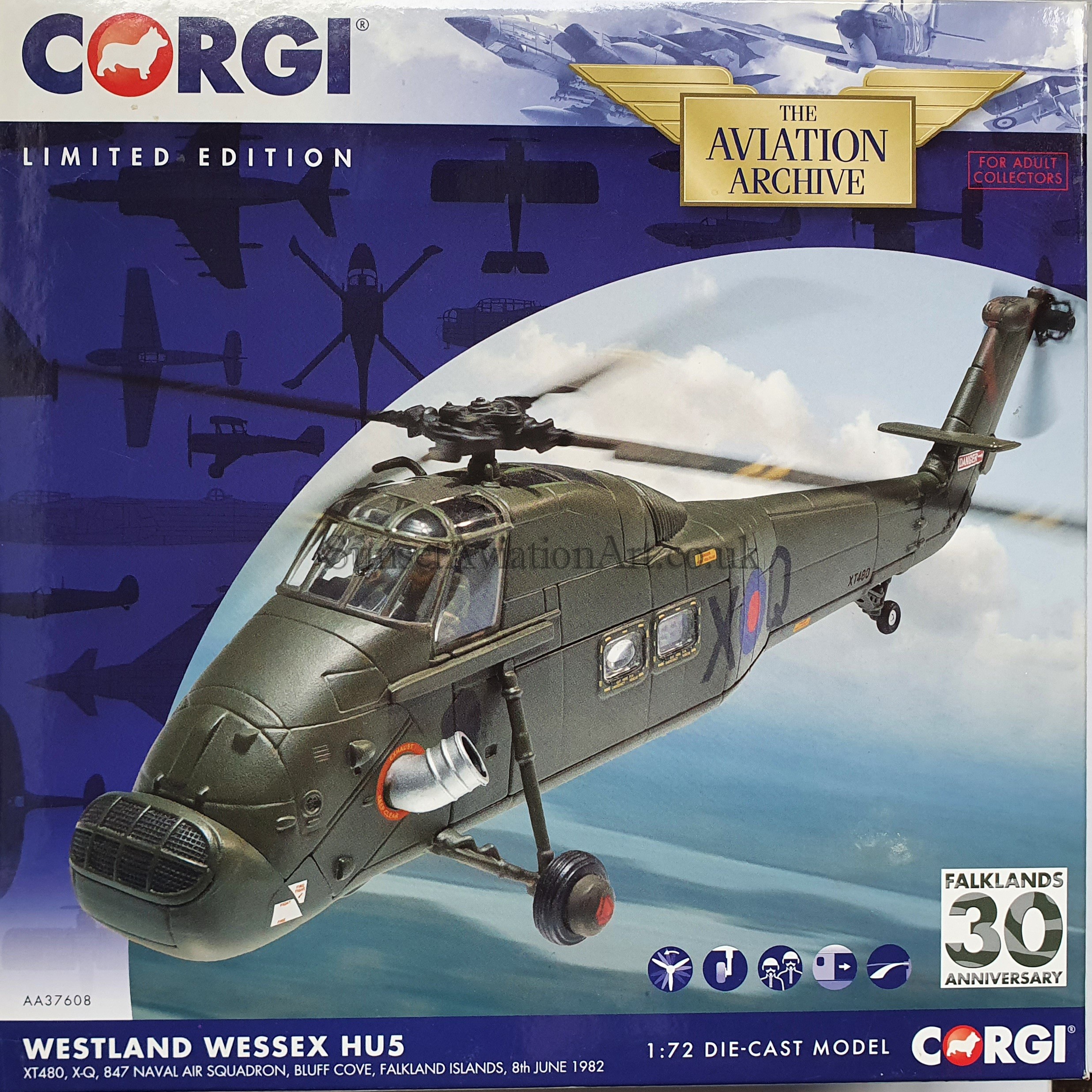 1:72 Westland Wessex HAS.3 UK Combat Helicopter Collection