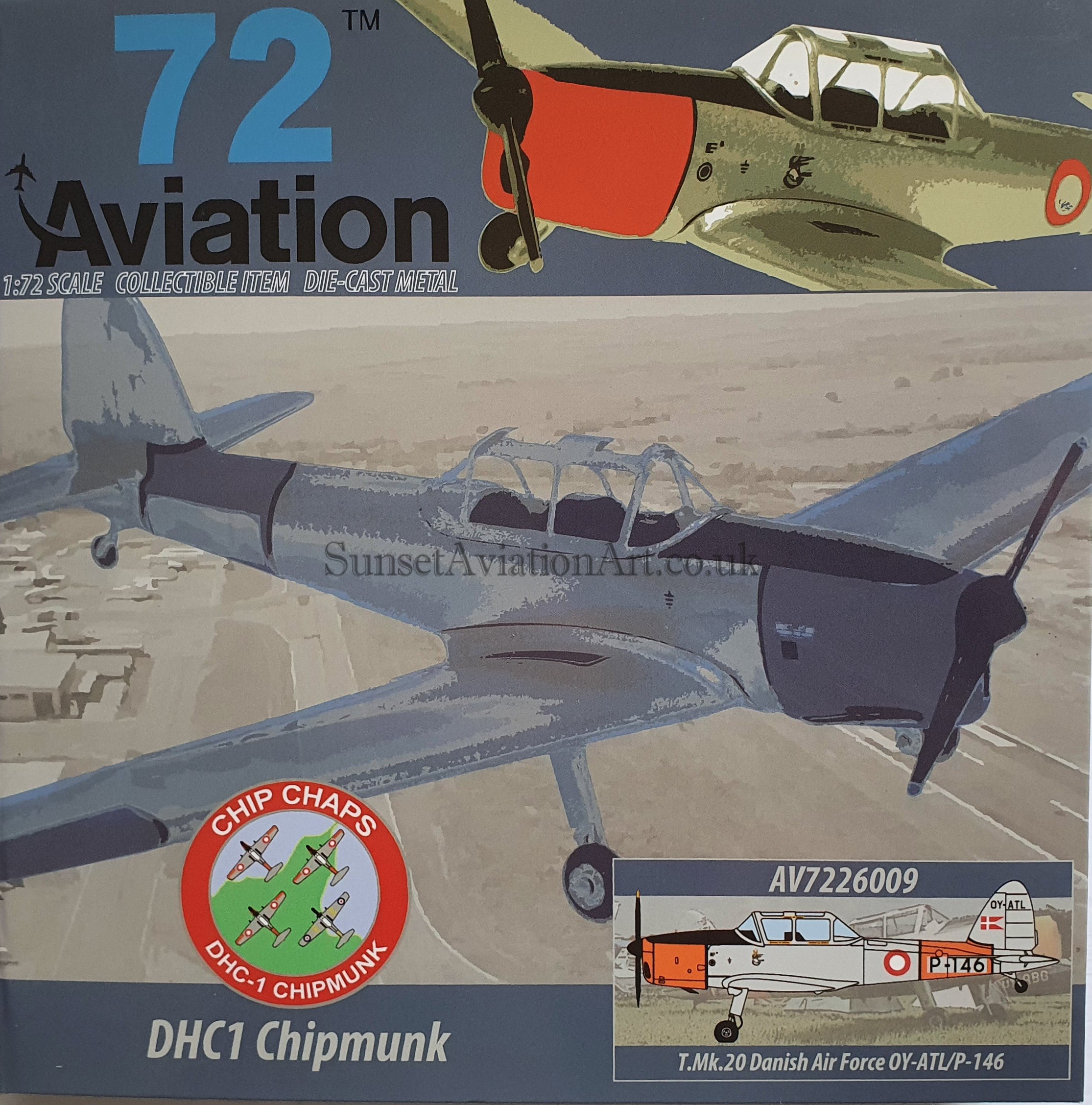 AV-72-26-009 72 Aviation DHC1 Chipmunk Danish Air Force
