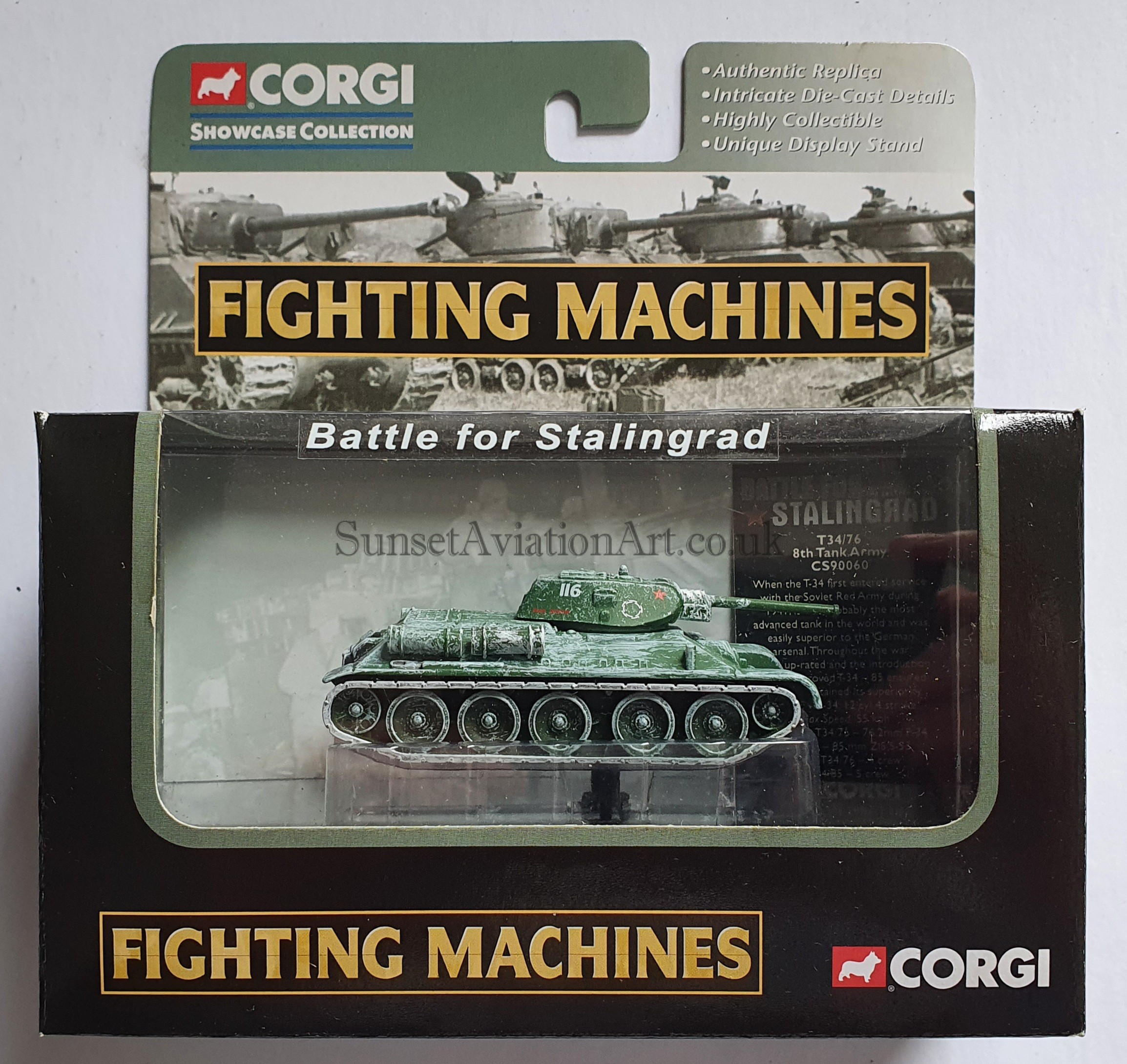 CS90060 Corgi T34 76 Tank 8th Tank Army Battle for Stalingrad