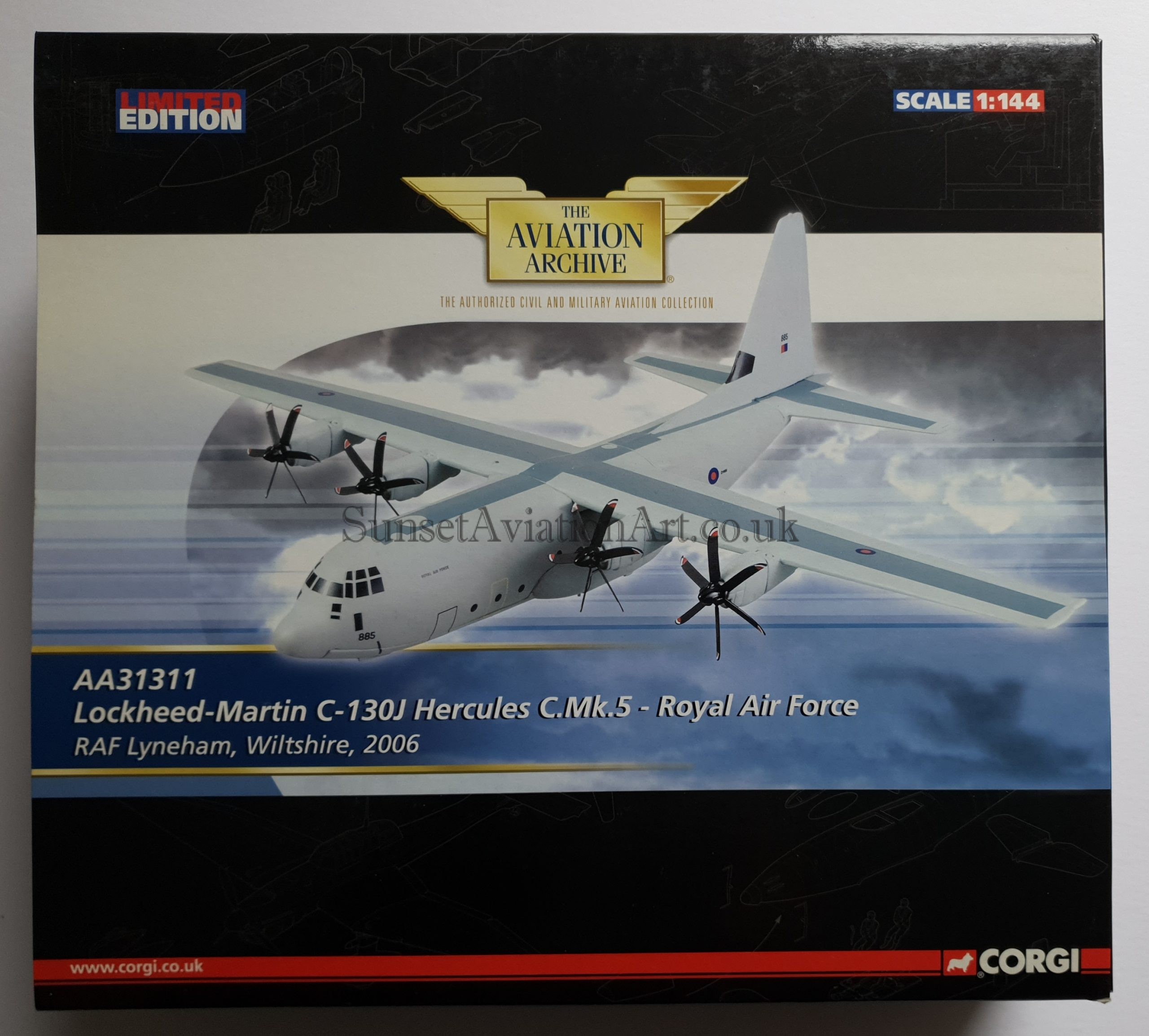 Corgi Military Aviation C130 Hercules USAF Vietnam Camouflage 48406